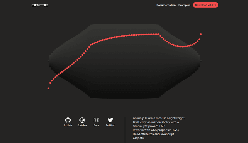 Anime.js is a lightweight JavaScript animation library with a simple, yet powerful API.