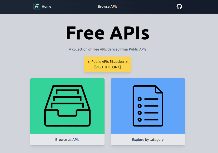 A collection of free APIs for developers, designers, and content creators.