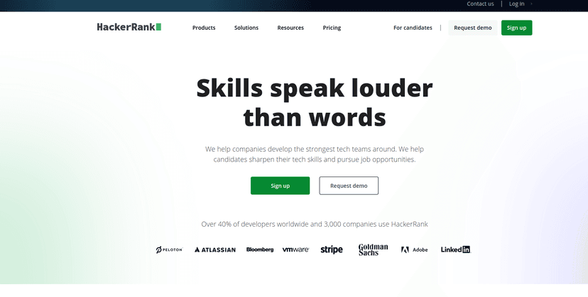 HackerRank is the market-leading technical assessment and remote interview solution for hiring developers. Learn how to hire technical talent from anywhere!