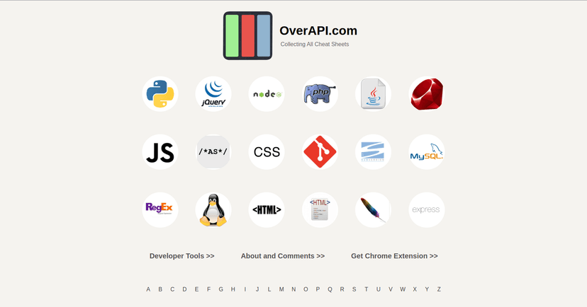 OverAPI.com is a site collecting all the cheatsheets,all!