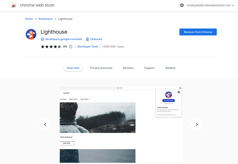 Lighthouse is an open-source, automated tool for improving the quality of web pages. You can run it against any web page, public or requiring authentication.