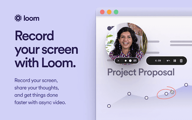 Loom is a new kind of work communication tool that helps you get your message across through instantly shareable video.