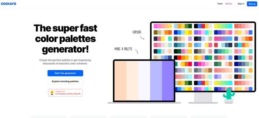 Coolors - The super fast color palettes generator!