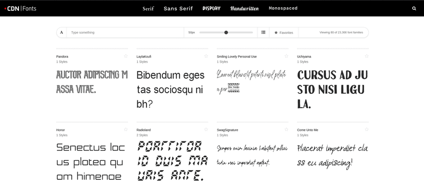 CDN Fonts is a free online font repository, which provides fonts from all major foundries and different languages.