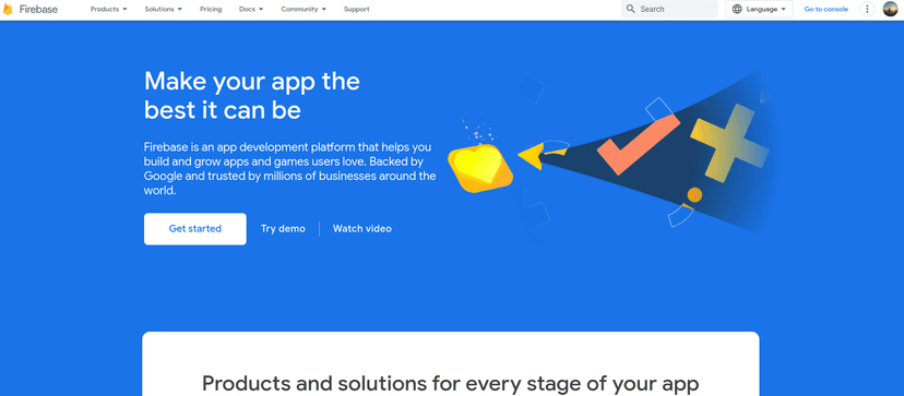 Firebase is a platform developed by Google for creating mobile and web applications. It was originally an independent company founded in 2011. In 2014, Google acquired the platform and it is now their flagship offering for app development.