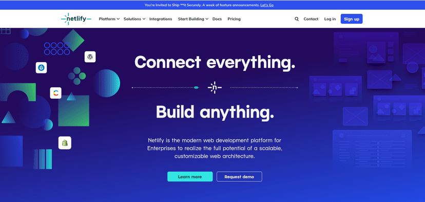 Netlify is a San Francisco-based cloud computing company that offers hosting and serverless backend services for web applications and static websites.