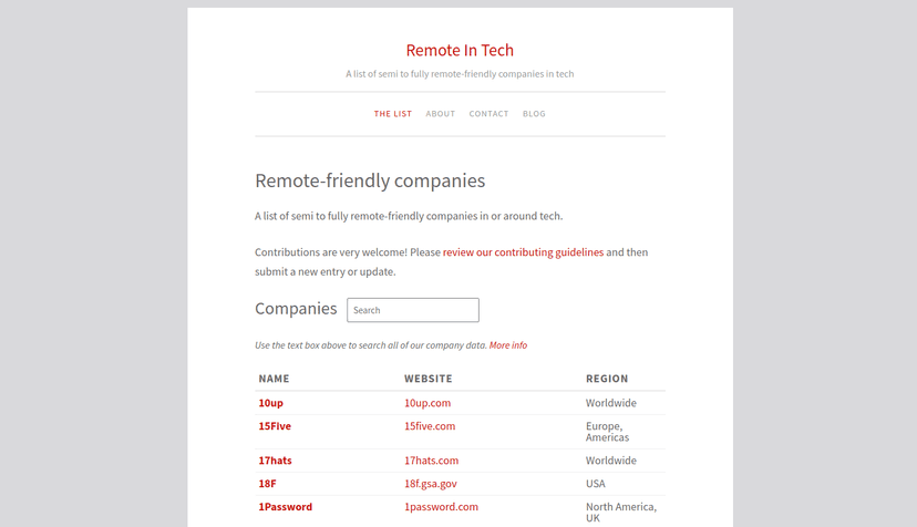 RemoteInTech is a job board for remote jobs in tech. We help companies find the best talent and help developers find the best jobs.