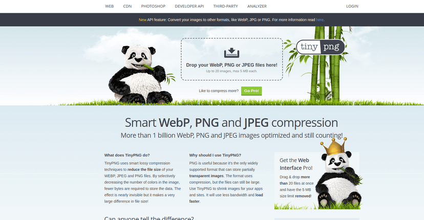 Compress PNG images while preserving transparency